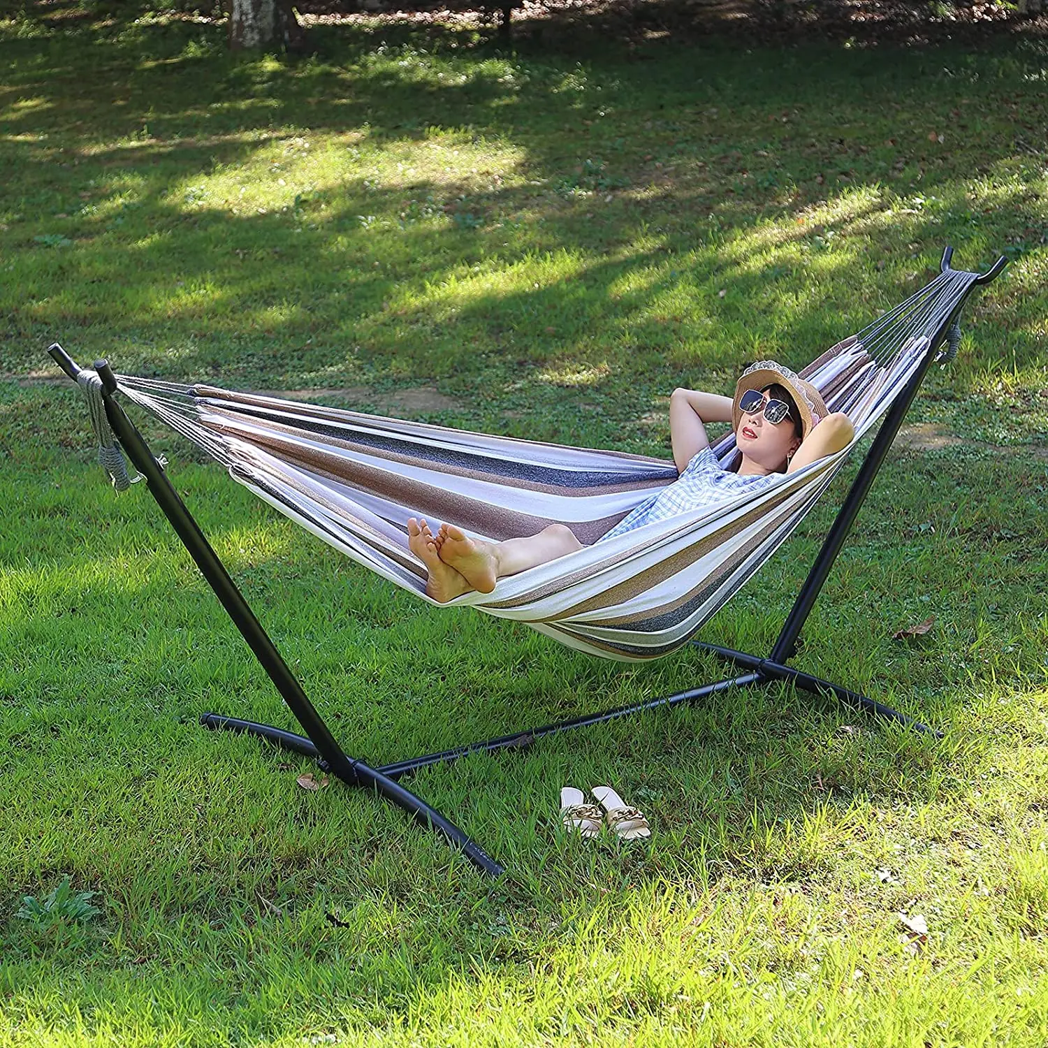 2-Person Camping Hammock Tent with Carrying Bag Max 475lbs