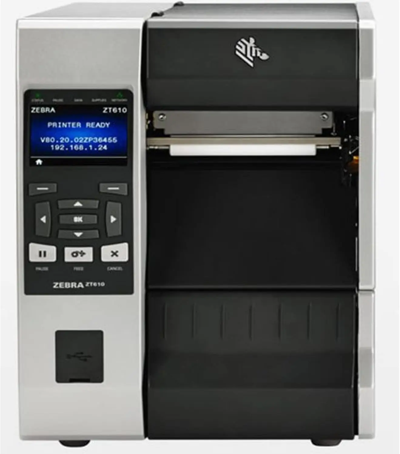 Cheapest Zebra ZT610 300dpi UHF RFID Asset Tag Label Encoder Industrial Thermal Ribbon Printer