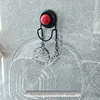 White/Pink Suction Cup Basin Hook (One Piece)
