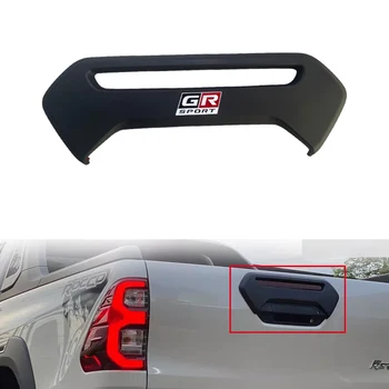 JIAHUI 4X4 ABS Black GR Tailgate Cover for Toyota Hilux 2020 2021 2022 2023 car accessories