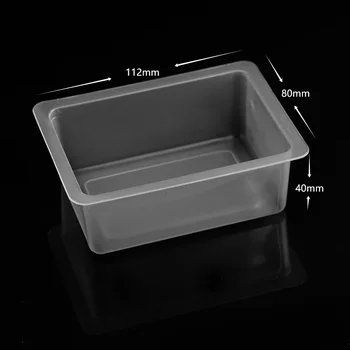 Semi-Transparent Disposable Modified Atmosphere Packaging Tray for Tofu for Food Industry Use