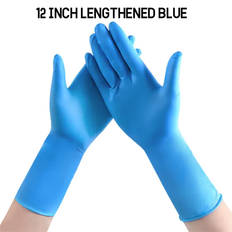 Custom 12 Inch Touchscreen Nitrile Cleaning Dishwashing Safety Micro