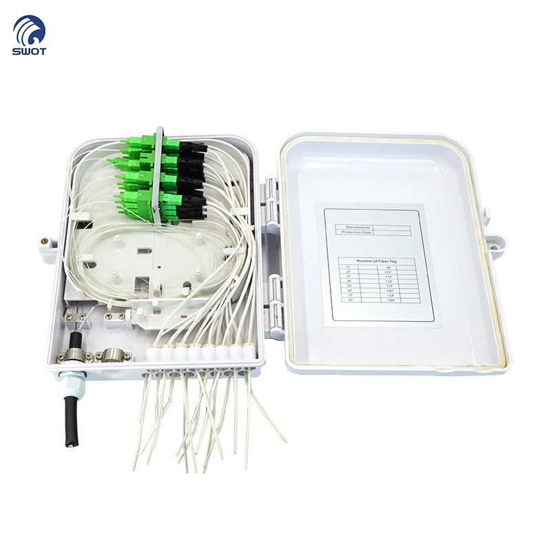 Wanbao outdoor 16 port fiber optic terminal box IP67