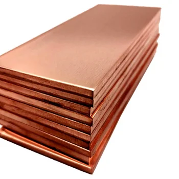 Customized 99.99 Pure Bronze Copper Sheet Metal / Pure Copper Plate