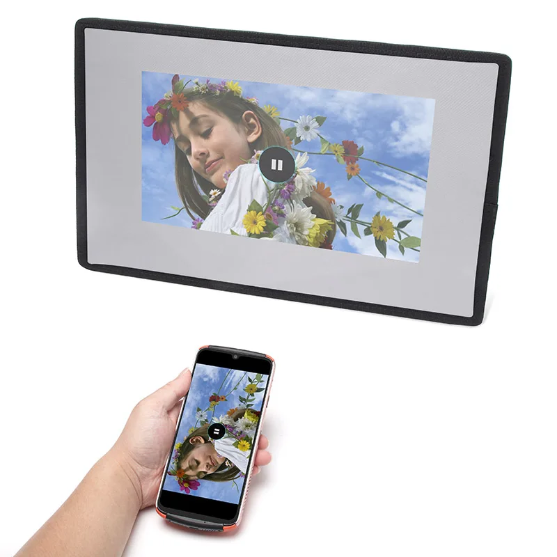 Luxury Cell Phone Video Buliod-in Projector Mobile Phone 4G Android with Dual SIM UNIWA PJ001 Smartphone