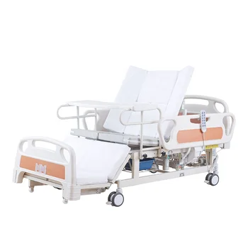 Leho factory Multi-Functional Electric Nursing Bed Patient-Adjustable Metal Folding Hospital Toilet Bed