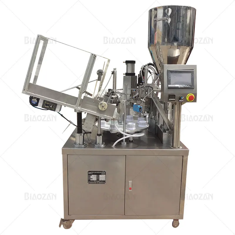 Fully Automatic Soft Plastic Toothpaste Cosmetic Paste Cream Tube Filling Sealing Machine