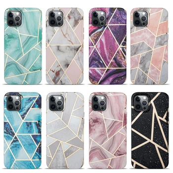 For Samsung S20FE Silicon Case Marble TPU Phone Cover for Galaxy Note 20 Glossy Phone Case