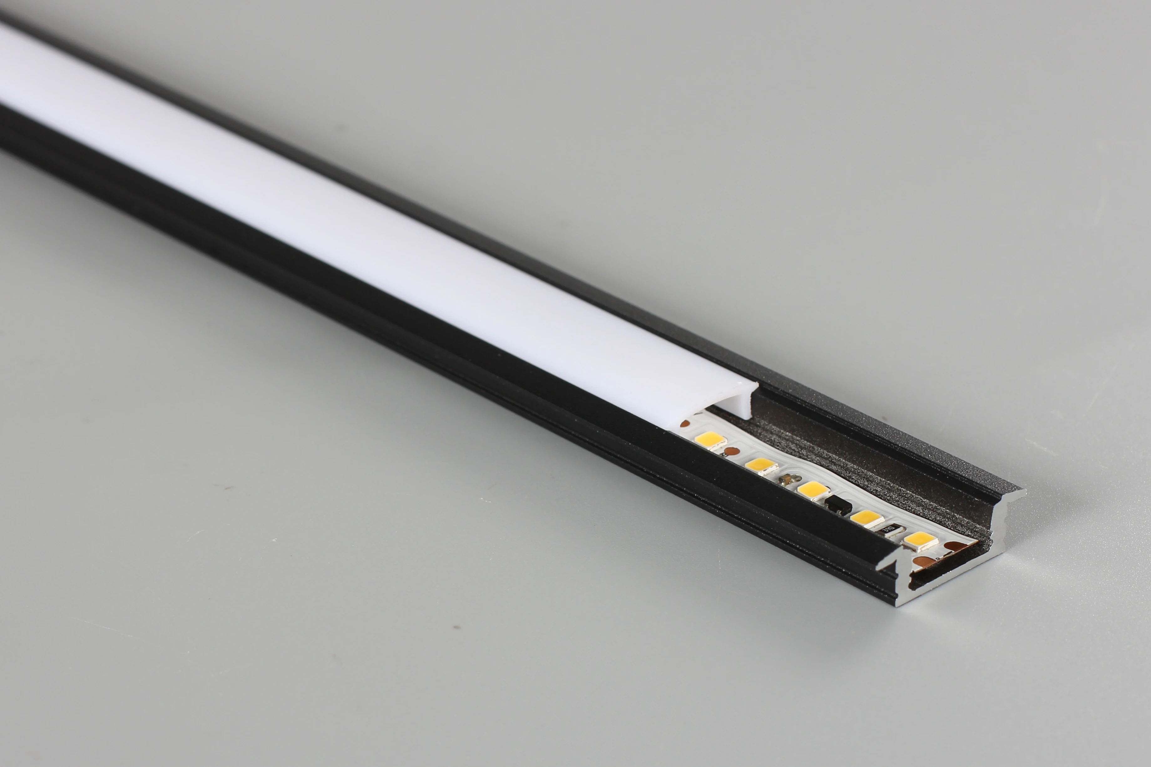 A2507 LED Lighting Profile Surface PVC Led Strip Channel Profile Aluminum 6000 Series Heat Sink Decorations Custom Cutting