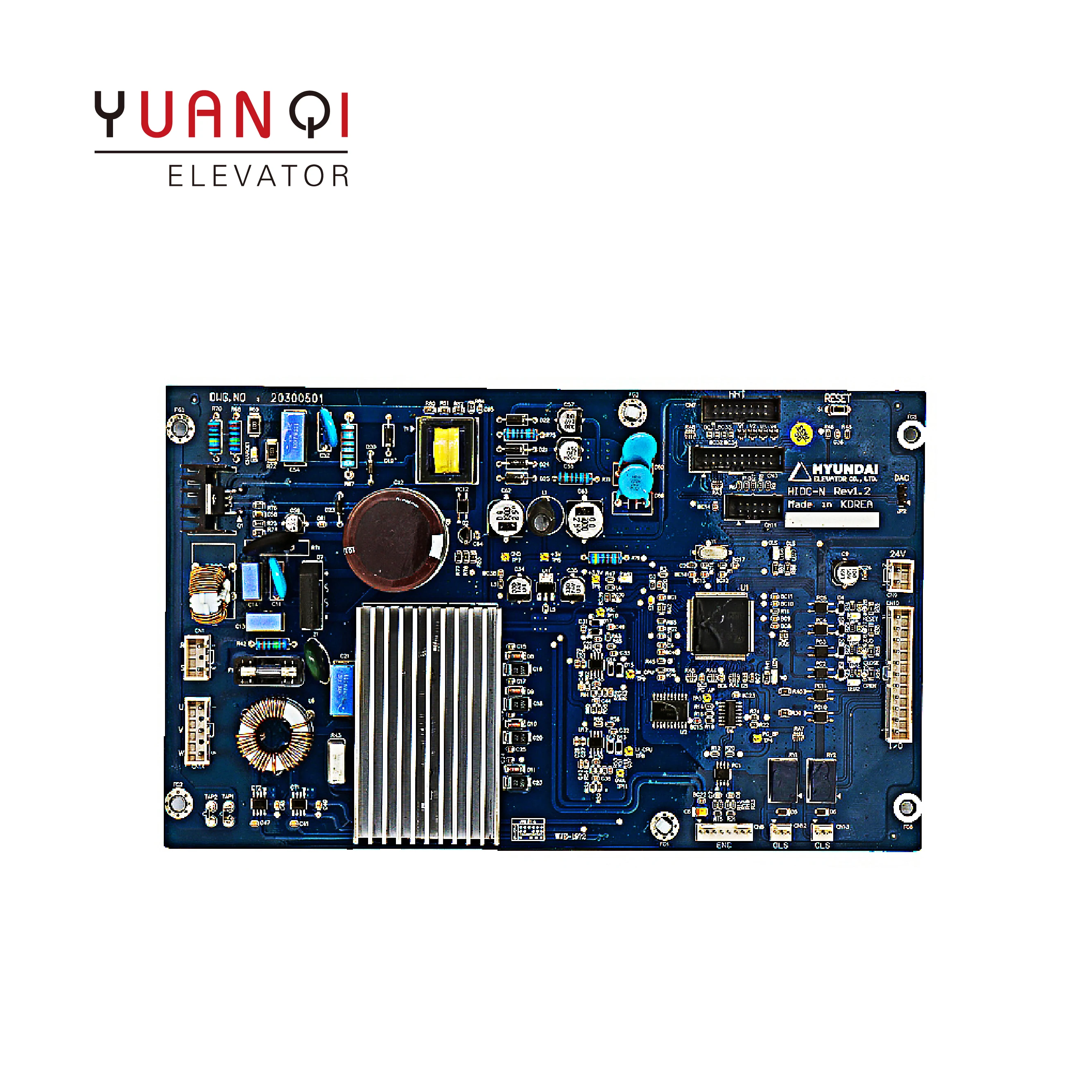 HIDC-N REV 1.2 DWG/DI-INT-7A-M Lift Spare Pats Supplier for Hyundai Elevator Door Control Board