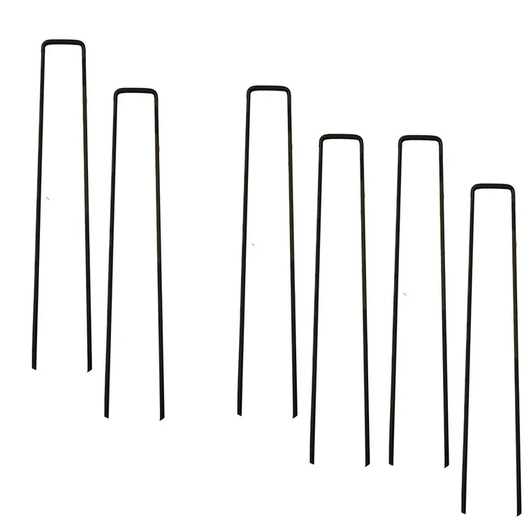 fence ground staples