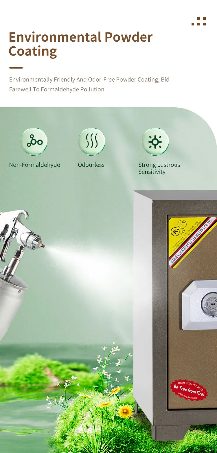 CEQSAFE High-end Resistant Fireproof Safe Box Electronic Digital Safe Cash Box details