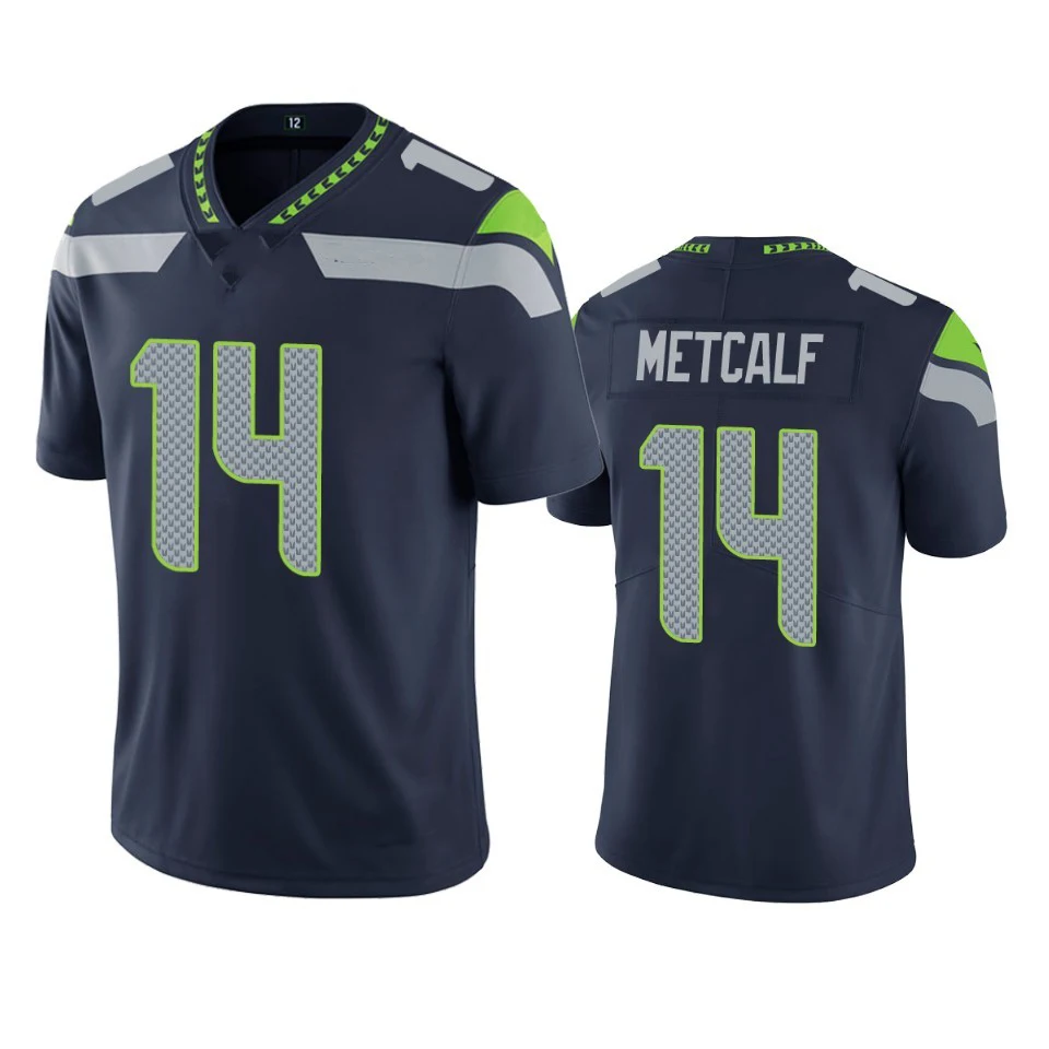 Wholesale Youth 3 Russell Wilson 14 DK Metcalf Kids American Football Jersey  Stich S-5XL From m.