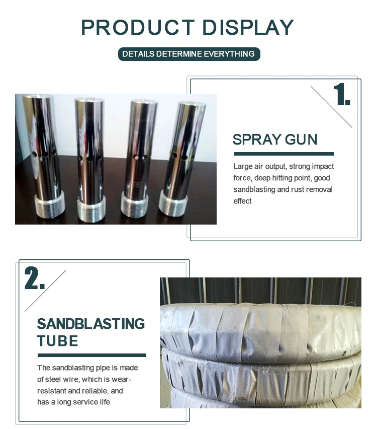 sandblaster with water