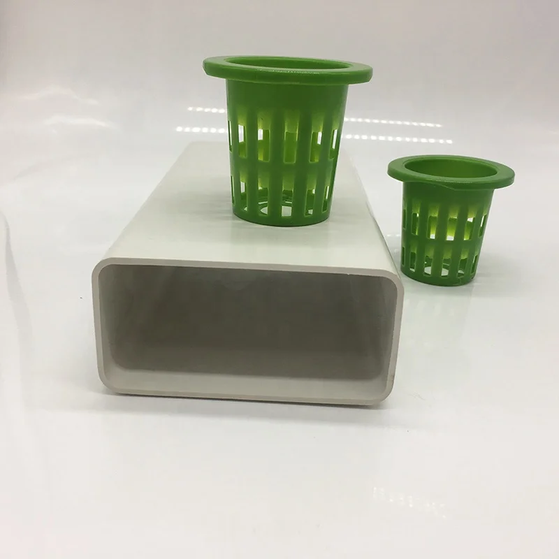 ПВХ квадратная труба NFT водосточная гидропонная трубка