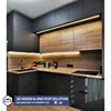 Black kitchen cabinet