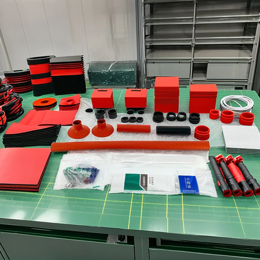High Voltage 10KV Indoor 3-Core Heat Shrink Cable Termination Kit NSY-/3.1 Polyolefin Accessories factory