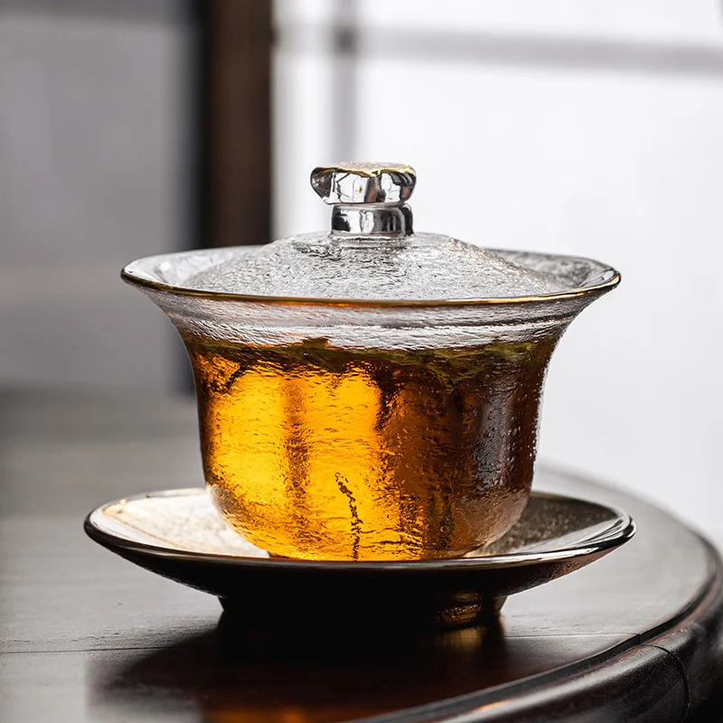 Heat Resistant Glass Gaiwan Perfect for Tea Rituals
