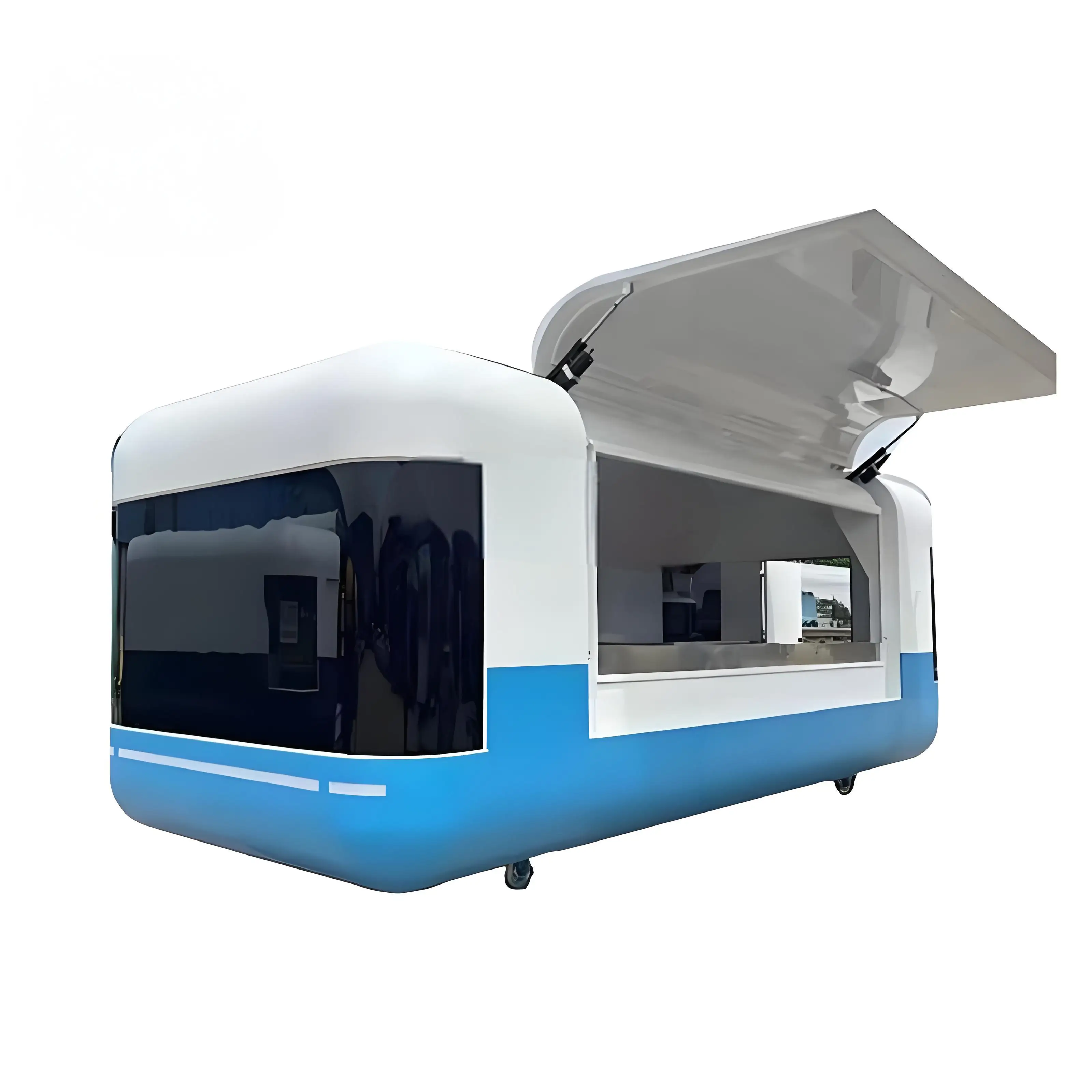 Made In China Mobile Multi Functional Cooked Food Catering Vehicle Large Space Dessert And Fast Food Catering Vehicle