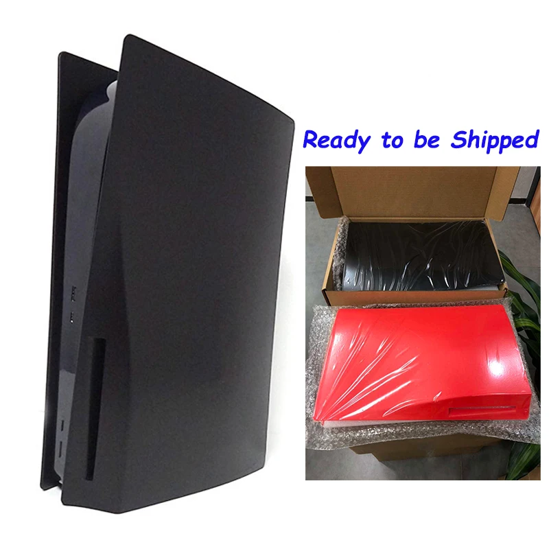 
 Yiscaxia RTS черный изготовленный на заказ защитный PS5 консоль пластина крышка контроллера оболочка панели пластиковые PS5 Лицевая панель для Playstation 5  