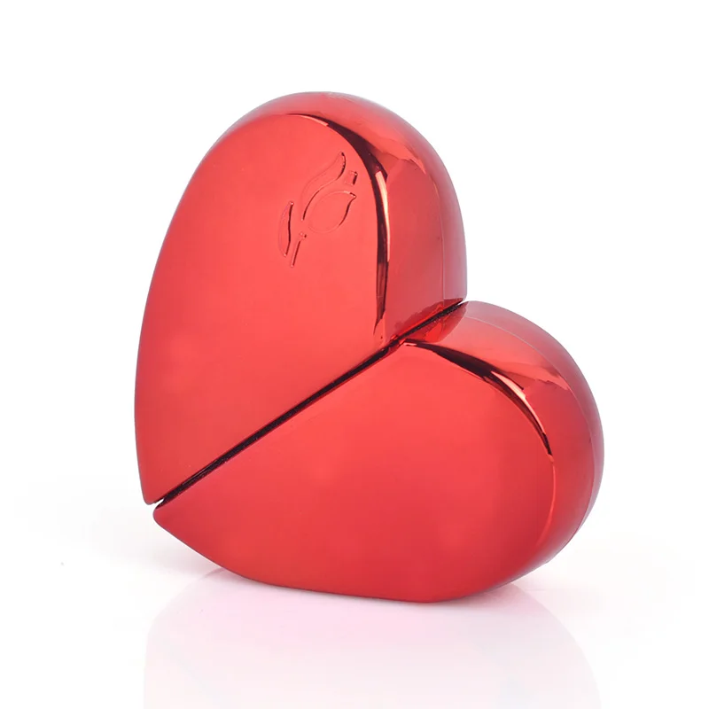 ♪Chant du Coeur パルファムアトマイザー ハート型ボトル MUBハート型香水瓶空のUVカラーポケットサイズの香水スプレー