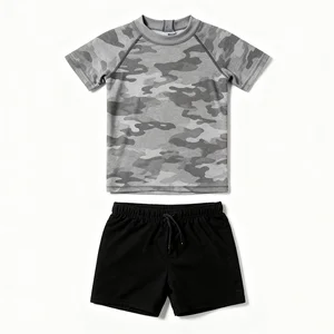 Oeko Tex Custom Two Piece Spandex/Polyester Swimming Suit UPF 50 Eco Friendly Quick Dry Beach Wear Toddler Swimwear for Baby