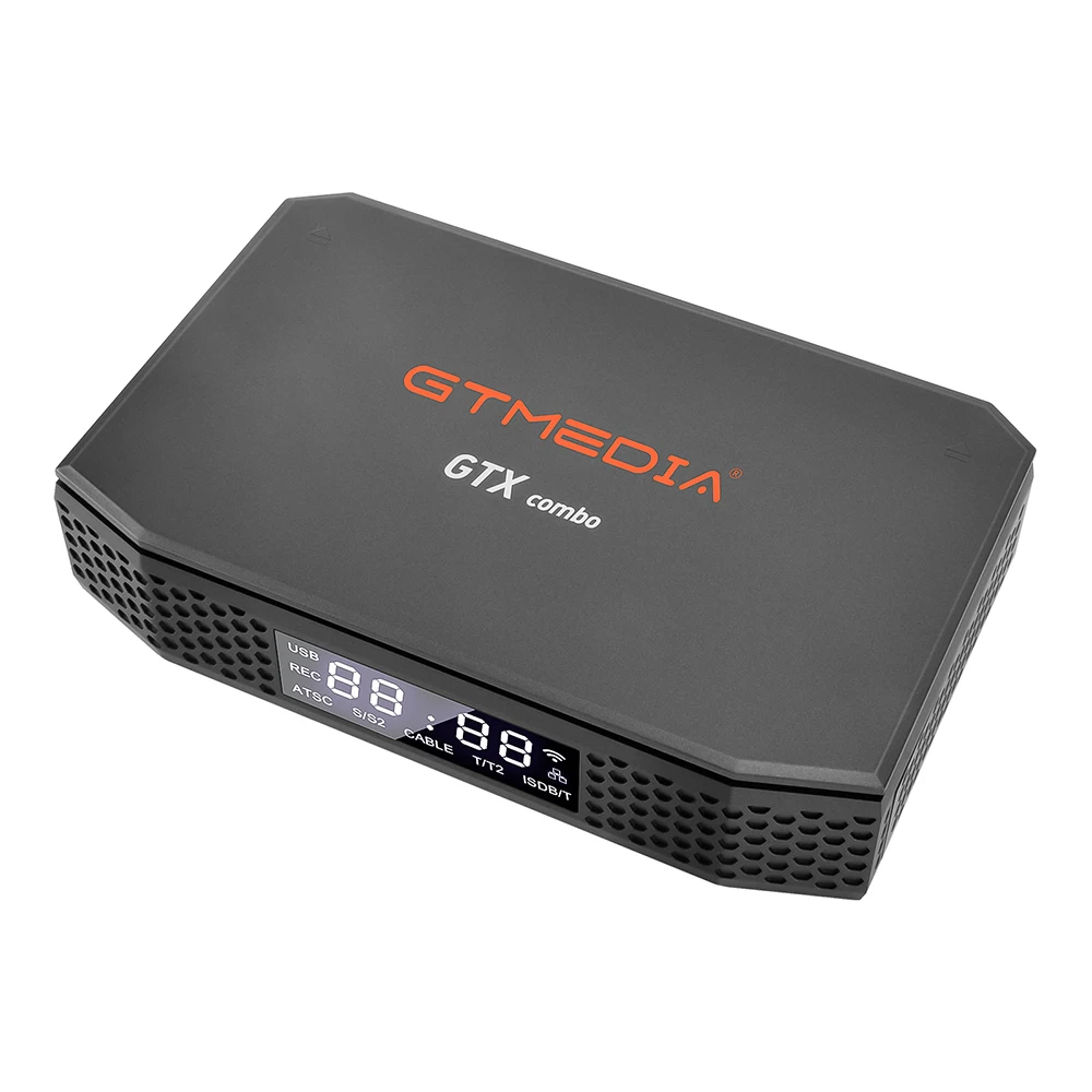 Factory GTMedia GTX Combo Satellite Receiver DVB Broadcasting Support 8K Ultra HD IPTV Digital TV Set Top Box with Android 9.0