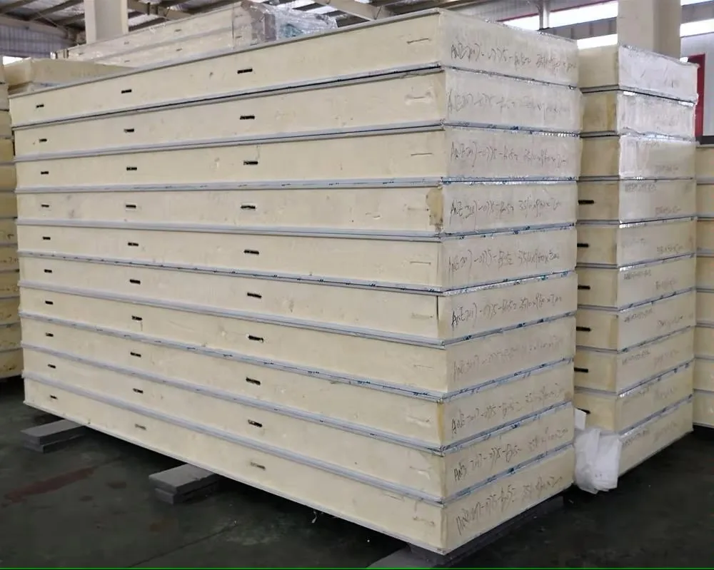 B1 fire-resistant polyurethane core PUR sandwich panel for cold room wall insulation