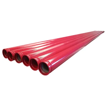 Ral 3000 Grooved Carbon Tube FM UL Fire Pipe Red Painted Rolled Powder Coating Pipe for Fire Protection