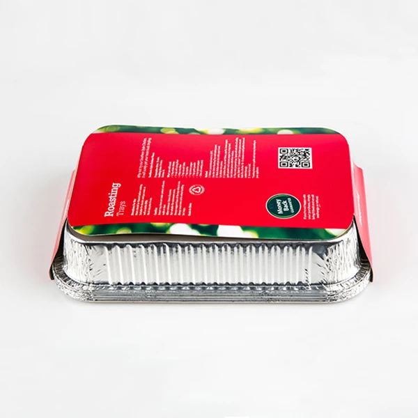 Qualité en gros TIA CB76 Micro-ondes Applicable Boîte carrée de 12 pouces Nouveau type Personnalisé Récipient de cuisson en feuille alimentaire