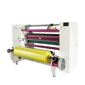 High-quality automatic meter-reducing speed-stop slitting machine BOPP printing sealing adhesive tape slitting machine