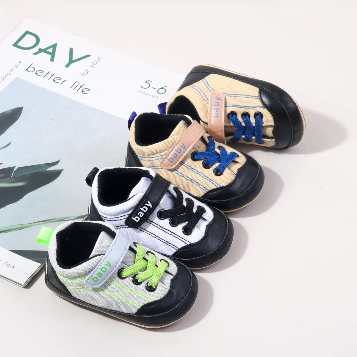High Quality 2025 Spring Autumn Sport Design Casual Boy Shoes Anti-Slip Soled Toddler Walking Shoe