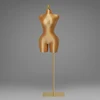 Oro oscuro con base plana