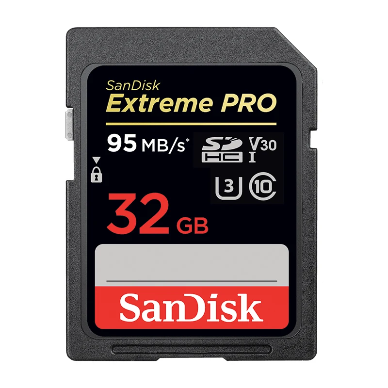 Двойной Флеш-накопитель SanDisk Memory Card Extreme Pro карты памяти 32 Гб 64 Гб 128 ГБ 256 C10 U3 V30 UHS-I cartao de memoria флеш-карта для камеры