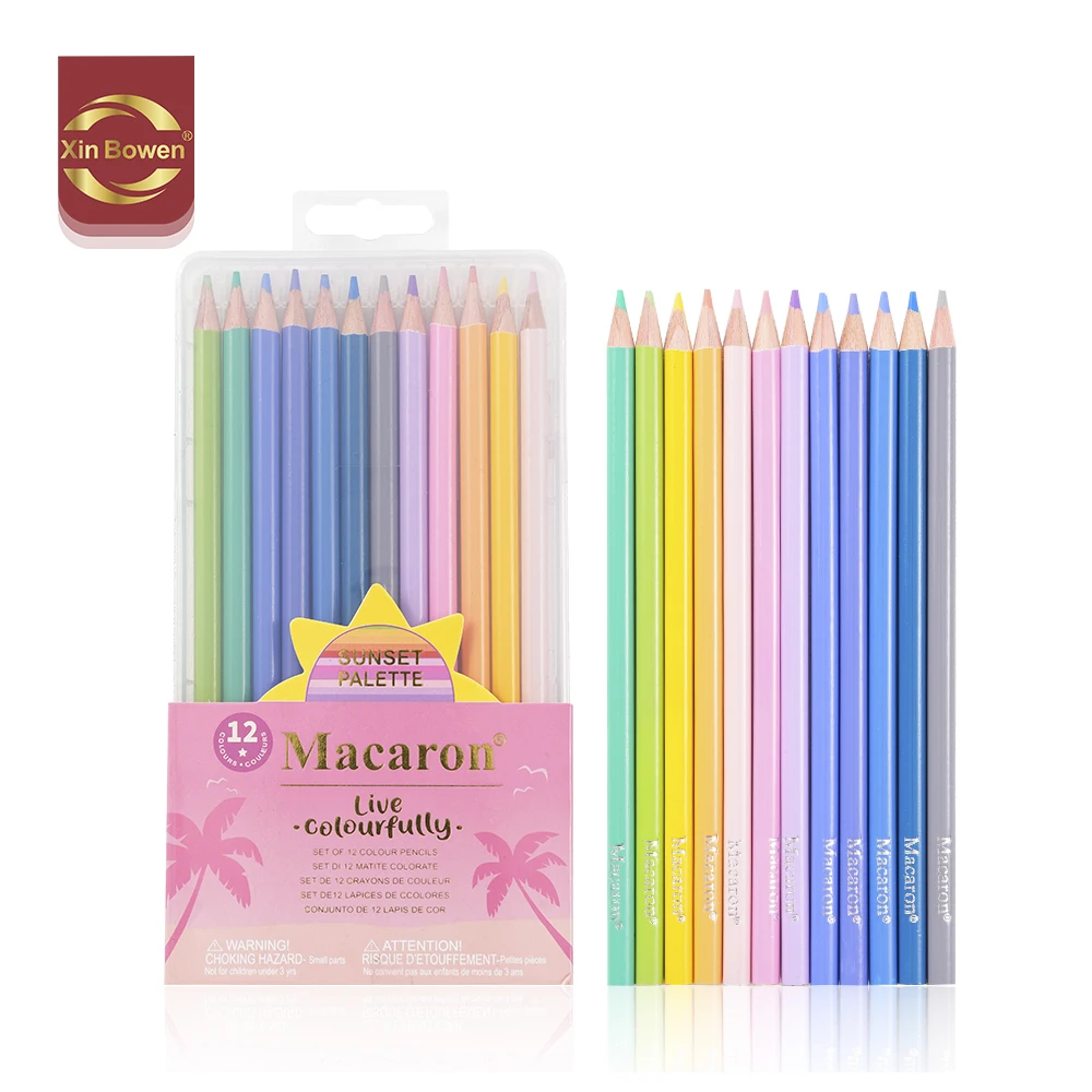 Набор водорастворимых карандашей Xin Bowen 12 шт.