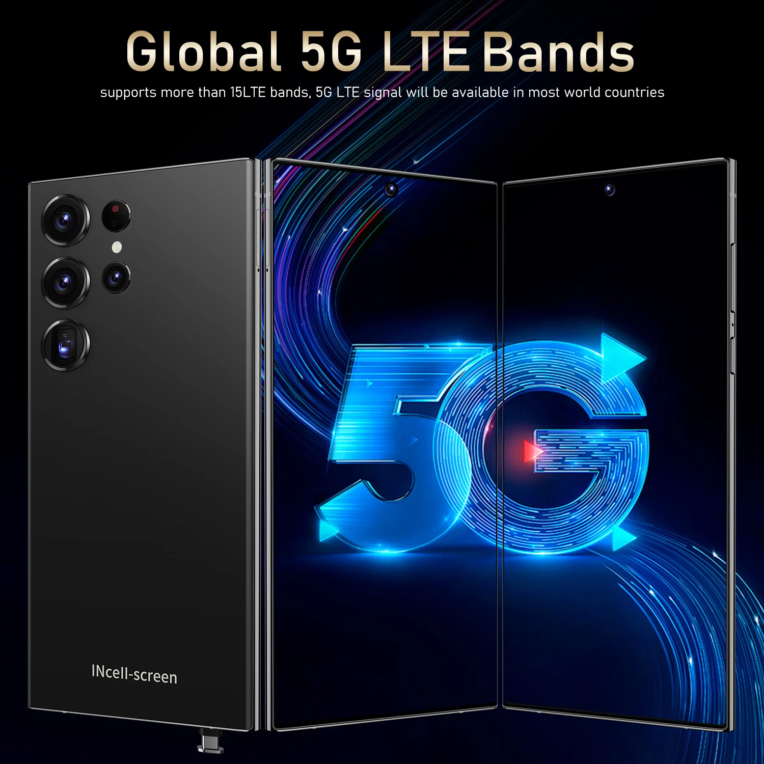 Best selling 5G smartphone S23 Ultra unlocked android 13 telephone cell phones smartphones 7.3 inch 16G+1TB mobile phones
