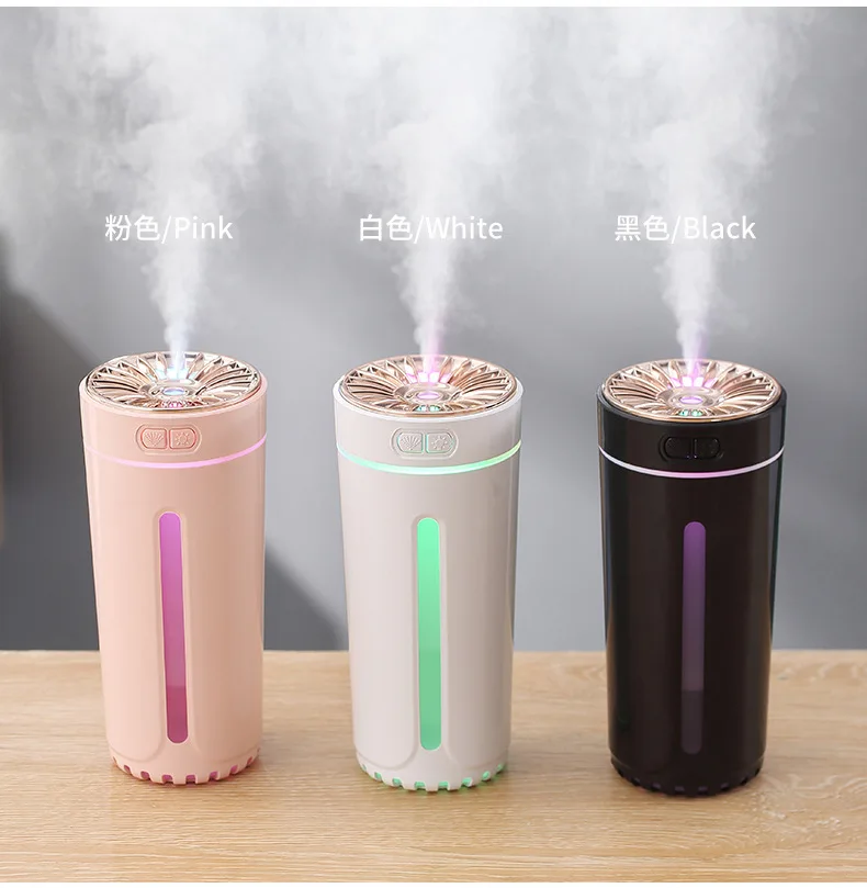 300ml Usb Portable Car Humidifier Home Fragrance Oil USB Aromatherapy Diffuser Mist Maker Colorful Cup Humidifier