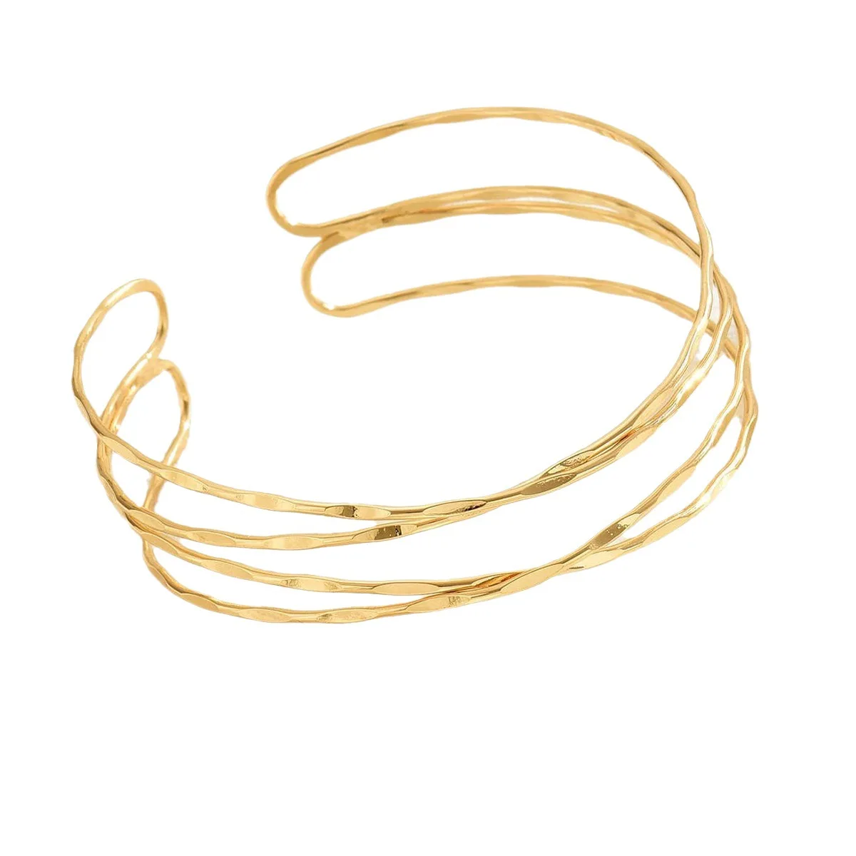 Boho Seestern Oberarm Armband Gold - Mehrschichtiger Armreif Für Damen Mit Manschette