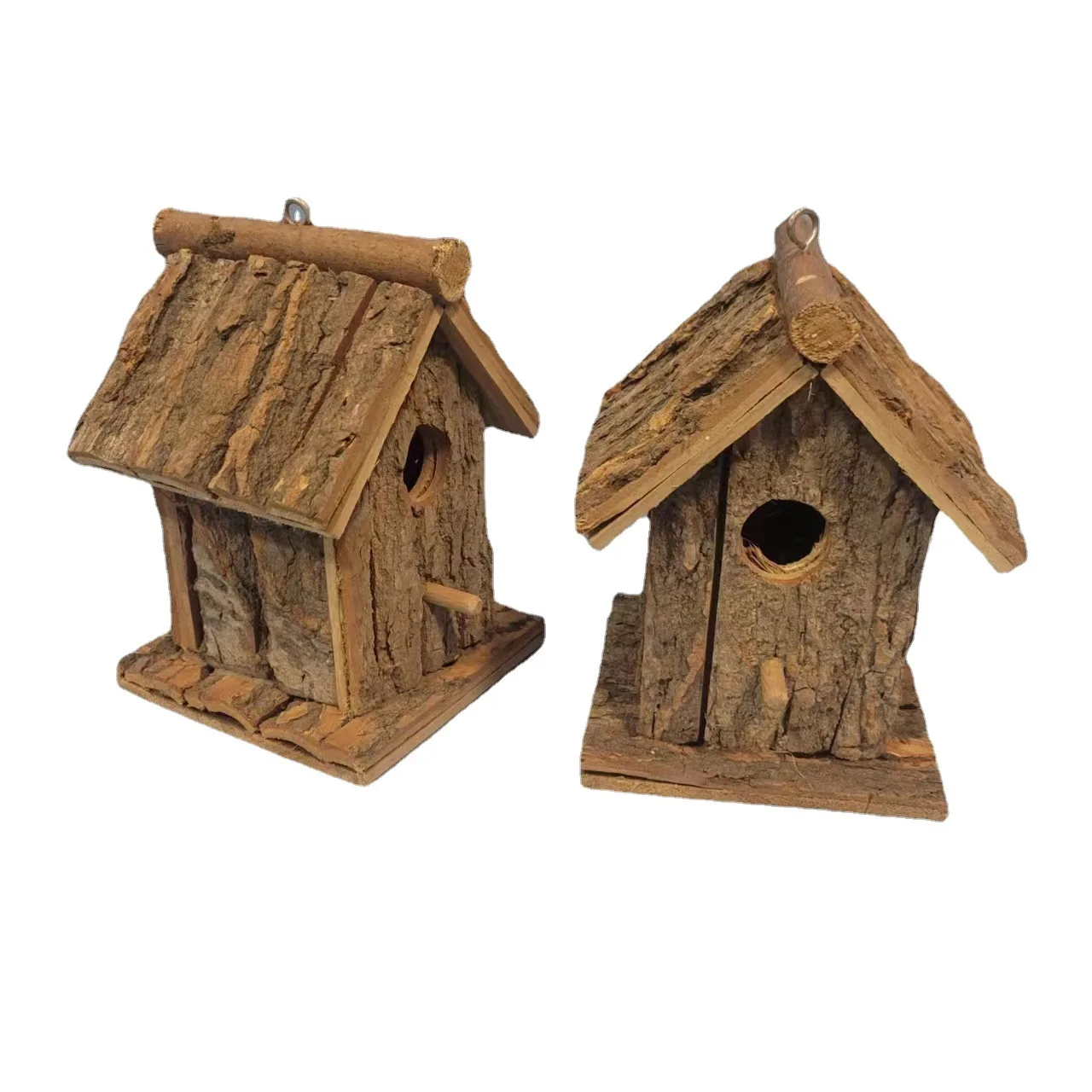 Cabin Bird Box Wooden Bird House Pet Toys