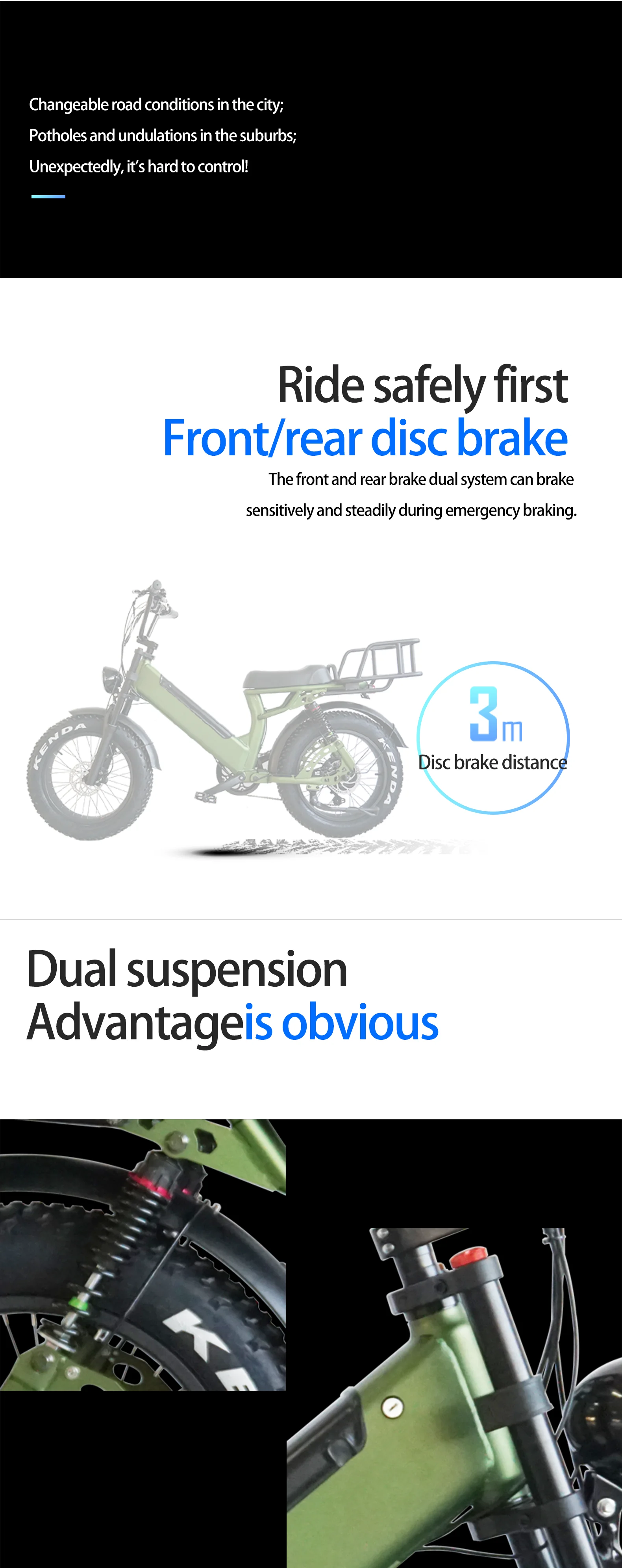 Cargo Bike Electric Ebike Ecargo Family E Bicycle Ebike Conversion Kit