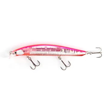 CHEERY Wholesale Cross-Border Live Bait Minnow Stainless Steel Dead-Float System Glitter 14cm/32g Saltwater Fishing Tackle – Minnow – view 3