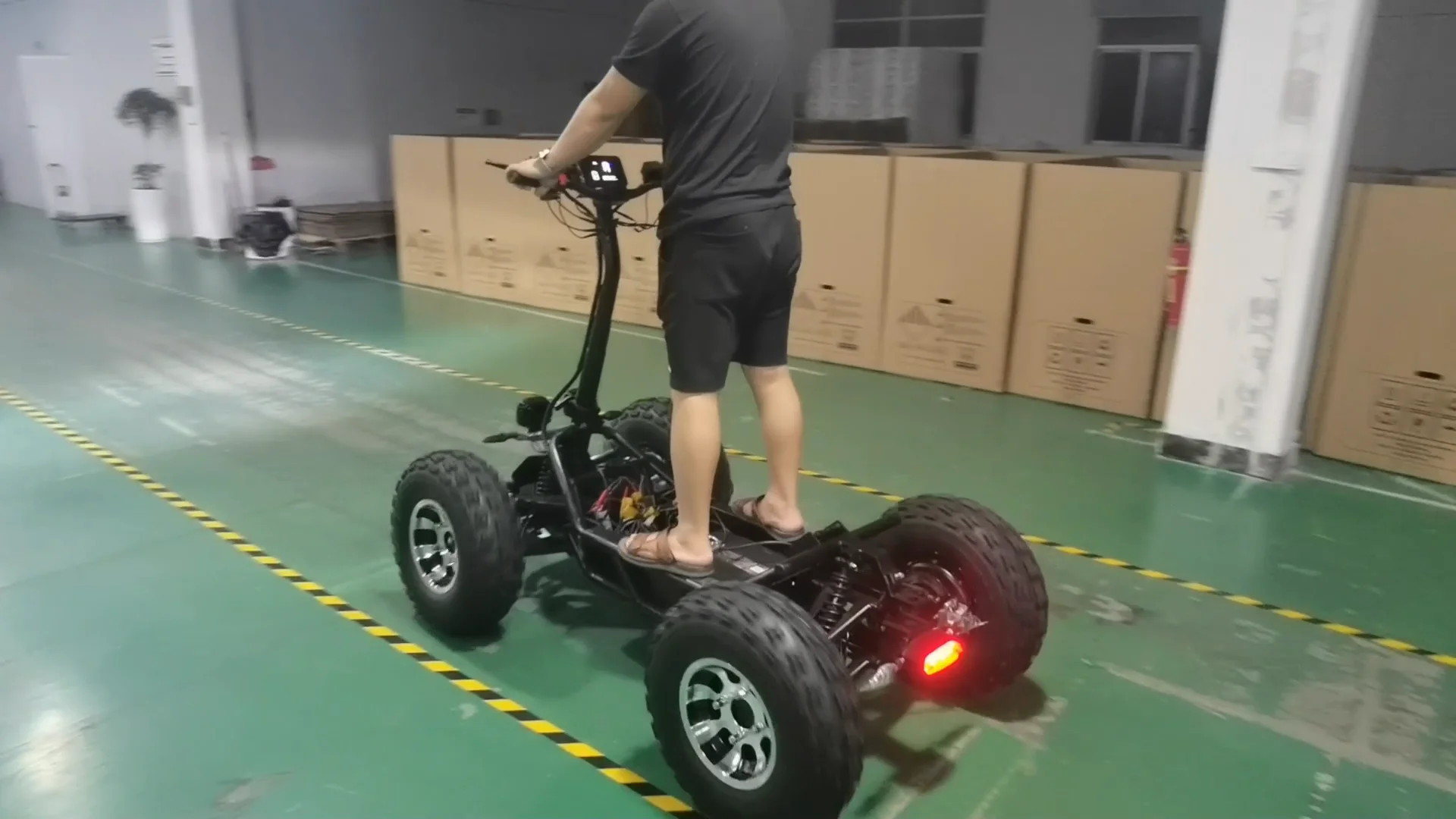 Powerful All Terrain Vehicle 4 Wheel Drive Electric Mobility Scooters ...