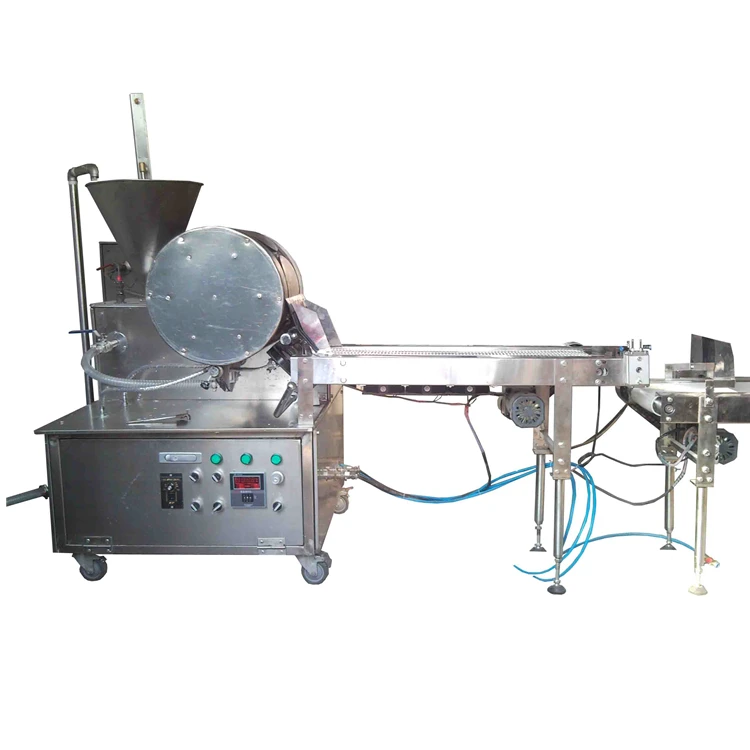 Automatic Samosa Pastry Sheet Maker Spring Roll Skin Wrapper Sheeter Lumpia Making Machine
