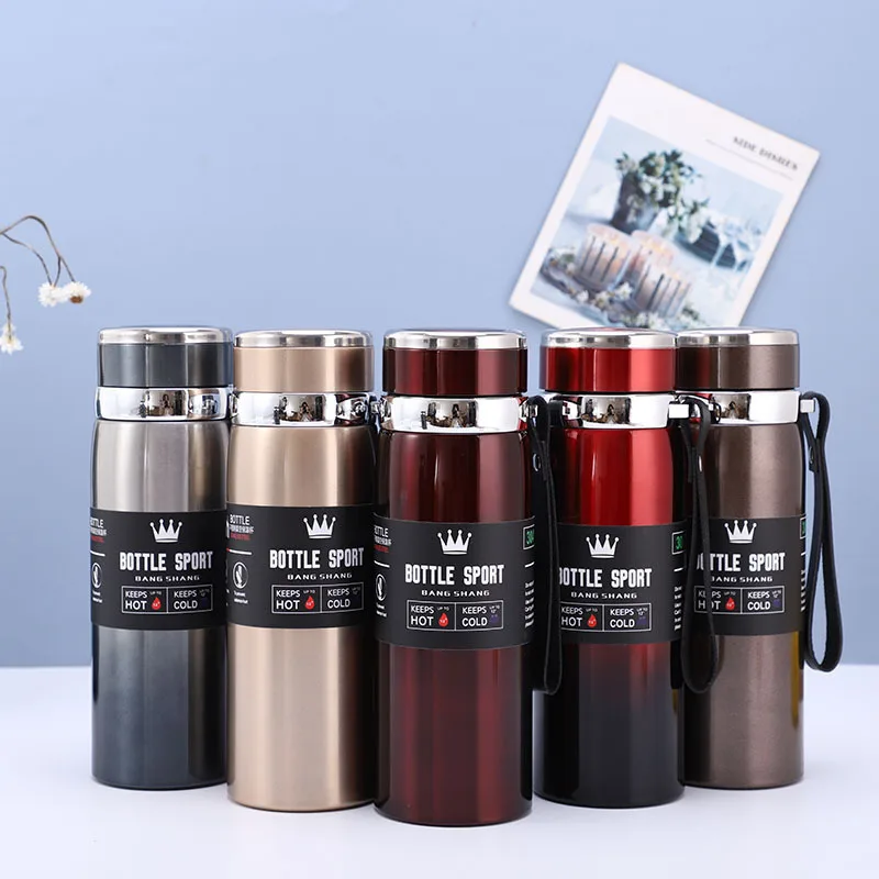 1L Portable Stainless Steel Vacuum Cup - 12-24 Hours Insulation