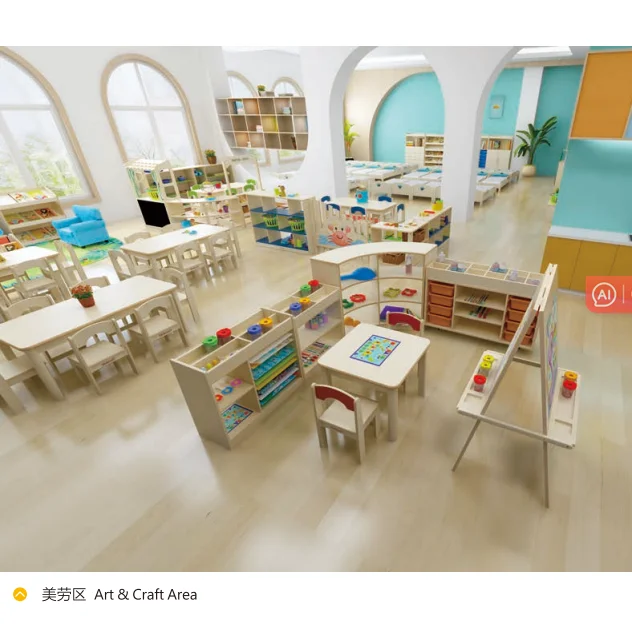 Kindergarten Furniture Infant Classroom Setup Childcare Nursery School ...