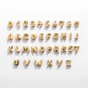 Hot-selling DIY Name Necklace, Custom Stainless Steel, 26 English Alphabet Accessories Wholesale.