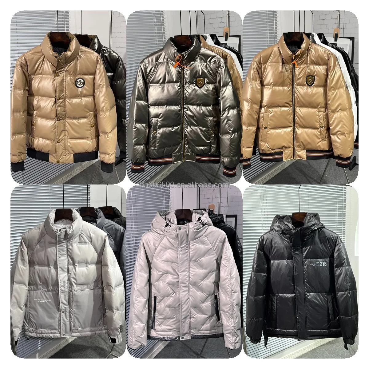 2023 Autumn And Winter Down Jacket Men's Trend Hooded Short Thick Down