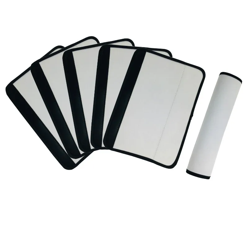For sublimation blank white color neoprene car seat belt cover/strap Strap Blank White Car Seat Belt Cover
