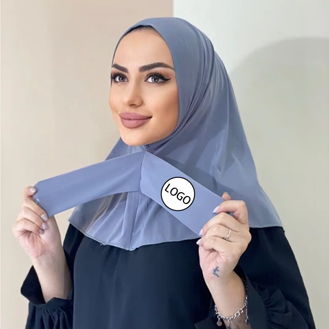 Netherlands Plain Elastic Pullover Muslim Caps Women Fashion Instant Under Scarf Inner Hat Cap Islamic Hijabs Bonnets