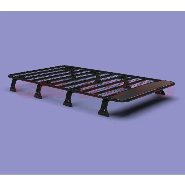 Flat Roof Rack With Mount Brackets Fit For 4x4 Vehicles With Rain